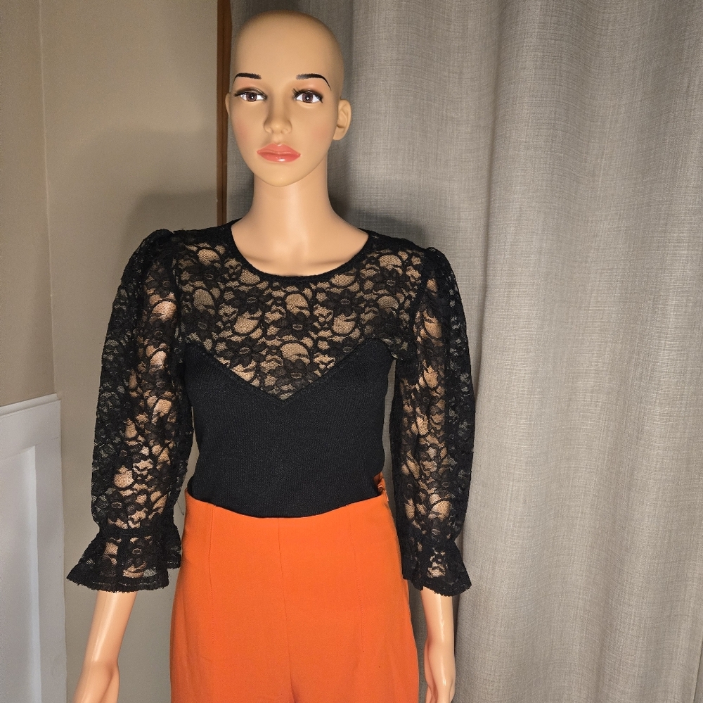 Elaris Handloomed Lace Top